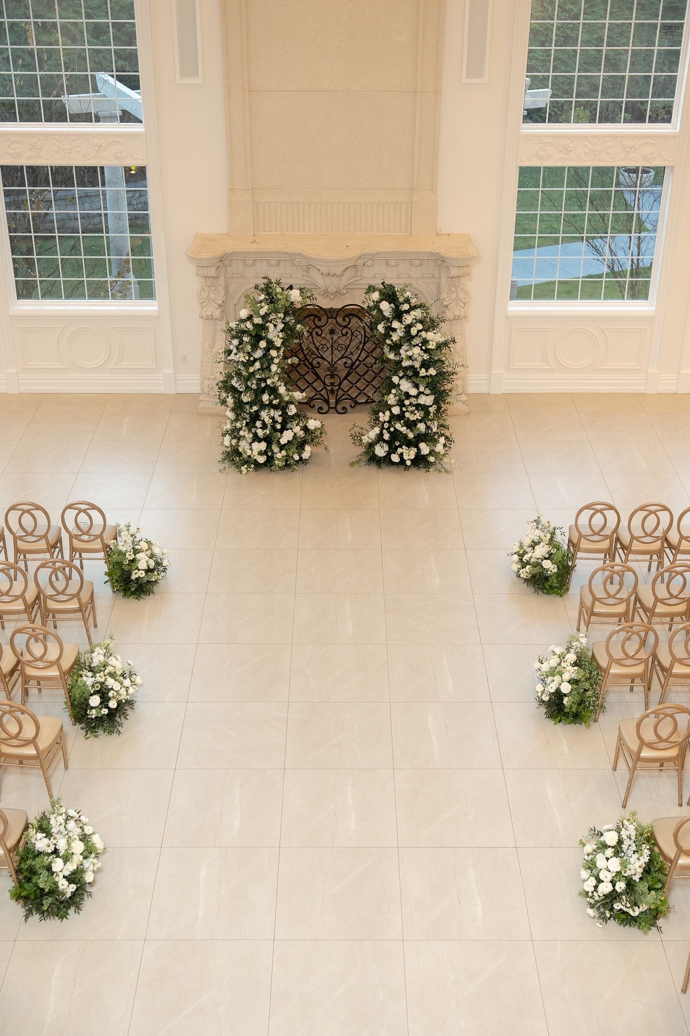 Garden Aisle Flowers