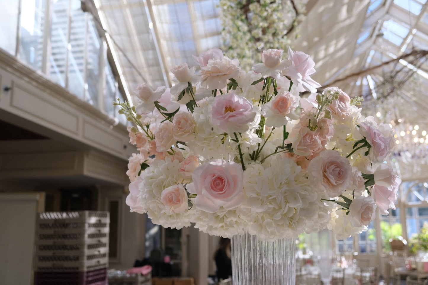 Pearl Blush High Centerpiece
