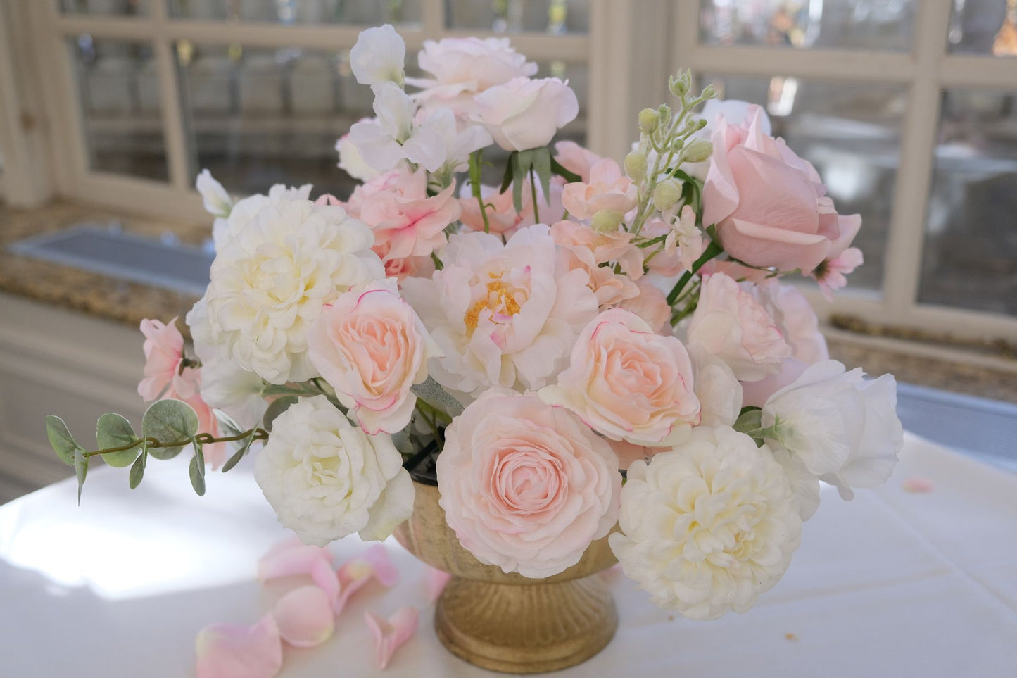 Pearl Blush Low Centerpiece